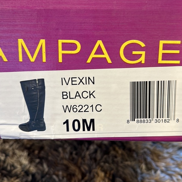 Rampage Ivexin Black Boots Size 10M - Picture 13 of 13